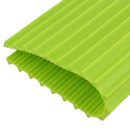SINJEUN 6 Pack Silicone Sushi Rolling Mat, Silicone Sushi Mat, Homemade DIY Plastic Sushi Mats for Kitchen Cooking, Green