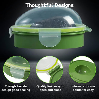 Nicerice Avocado Saver and Keeper - Portable, Reusable Fresh Storage for Fridge - Crisper to Keep Your Avocados Fresh for Days (3)