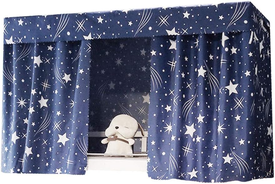 Adela Dorm Home Bunk Bed Curtains - Breathable Dustproof Single Sleeper Bed Canopy Blackout Cloth Curtain (1.15, 3PCS)
