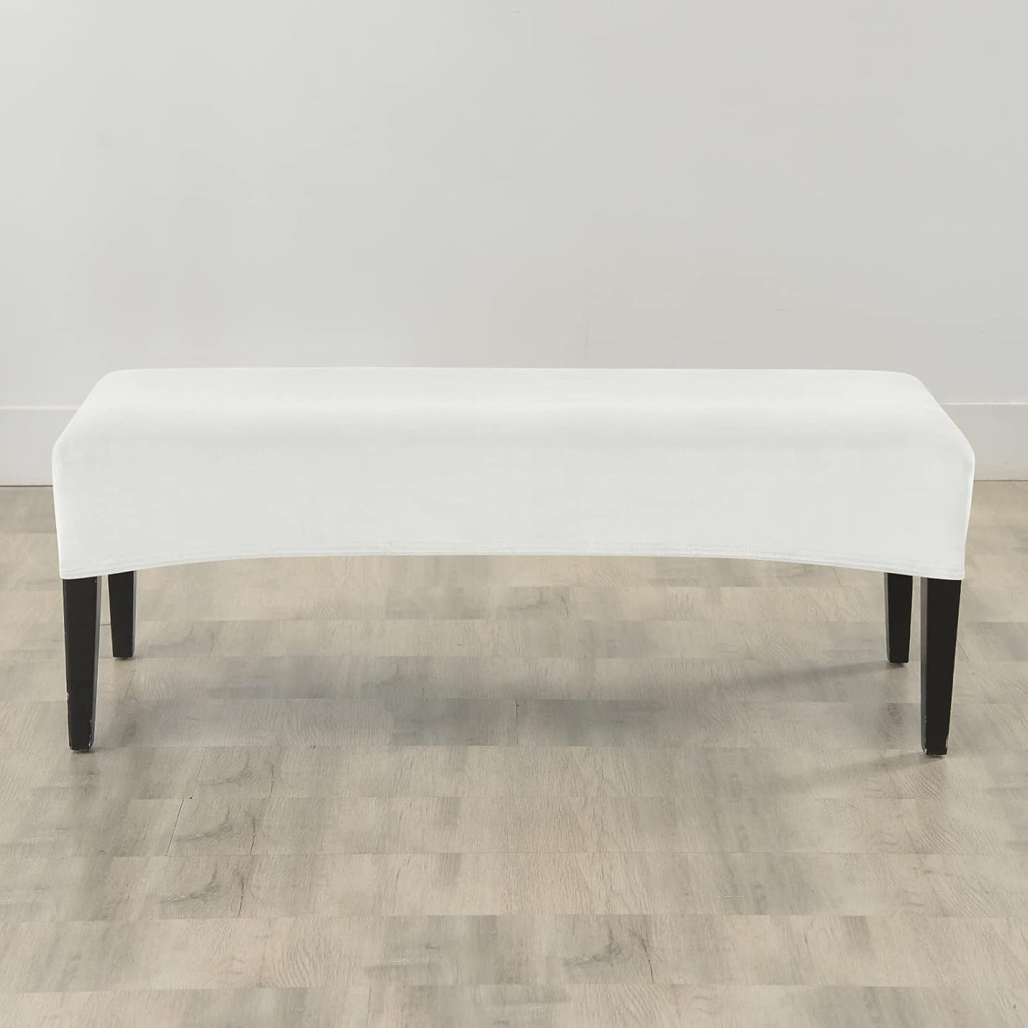 FORCHEER Dining Bench Cover Velvet Slipcover for Living Room Washable Ottoman Cover Seat Protector for Bedroom, Kitchen