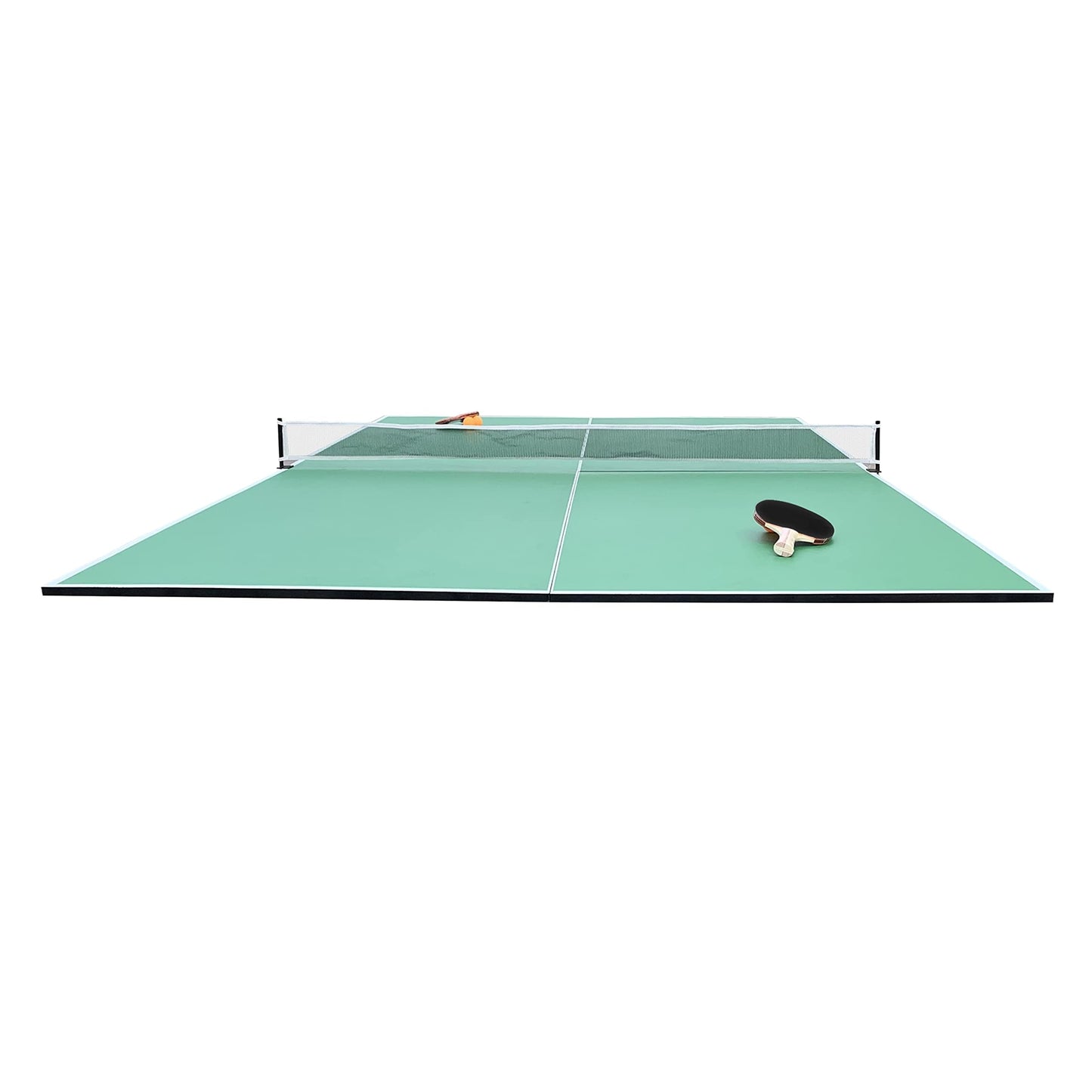 RACK Virgo Table Tennis Conversion Top for Billiard/Pool Table (Green) – Full-Size 4-Piece Folding Ping Pong Table, Pool Table Tennis Top, Foldable Table Tennis Table