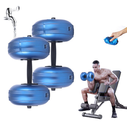 Water Filled Dumbbells Set - Water Filled Weights - Portable Travel Weights - Weights Adjustable Dumbbells - Portable Fitness Equipment - Strength Training - Fitness and Shaping