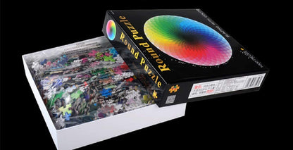 LRRH 1000 PCS Rainbow Palette Jigsaw Puzzle Intellectual Game for Adults and Kids