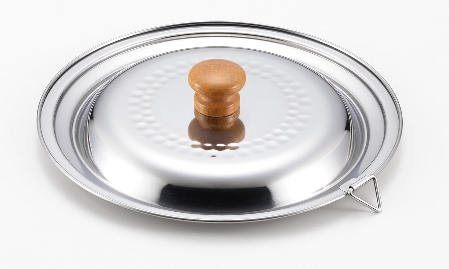 Yoshikawa 89497-5 Small Yukihira Pot Lid - Silver
