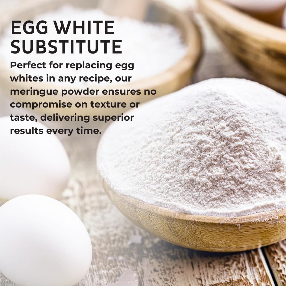 Chefmaster Meringue Powder Deluxe, Professional-Grade Egg White Substitute for Meringue Cookies, Pie Filling, Royal Icing, Non-GMO, Easy-to-Use, Made in USA, 5 lbs