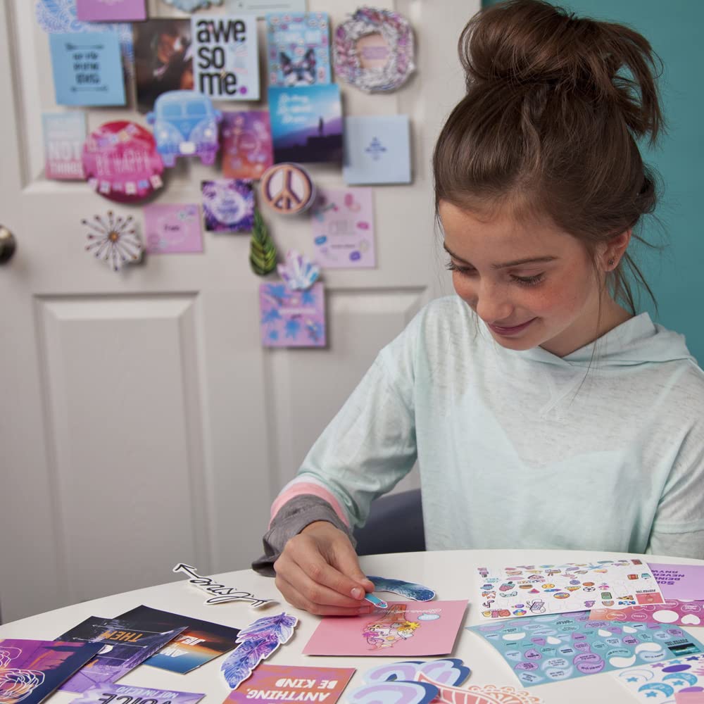 Craft-tastic DIY Wall Collage – Craft Kit – Personalize Your Space with Inspiring Quotes, Pre-cut Designs & Pictures