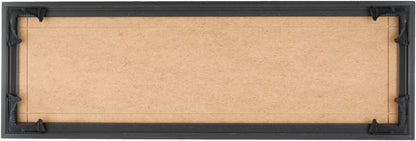 Quadro Frames 6x18 inch Picture Frame, Black, Style P375-3/8 inch Wide Molding