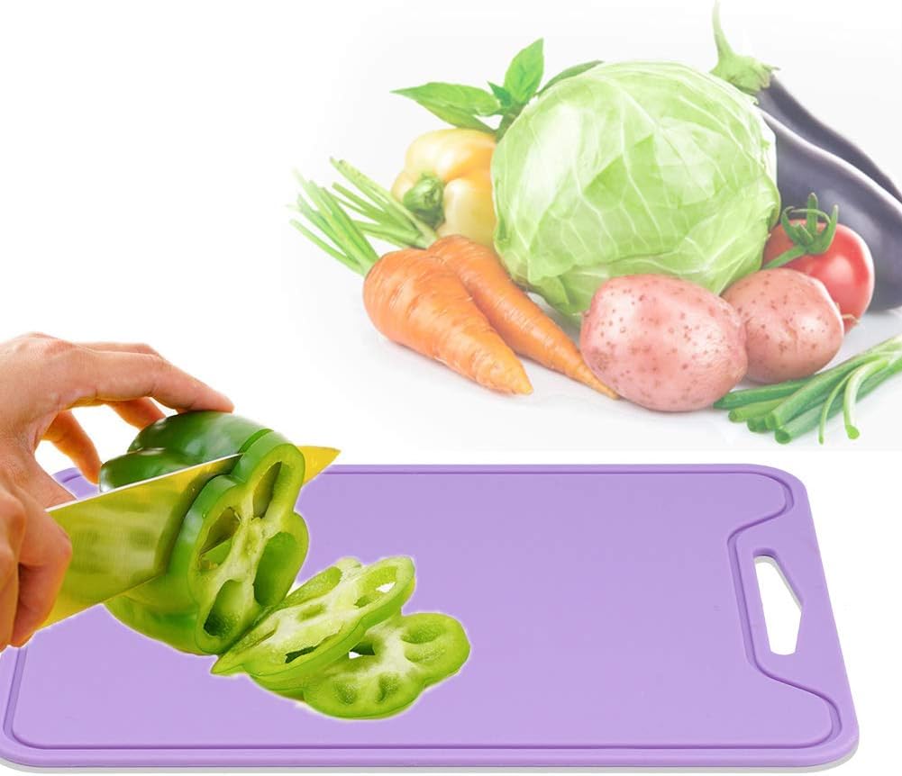 Food Grade Silicone Cutting Board, Flexible Chopping Board for Home Kitchen Use, Ideal for Fruits and Vegetables