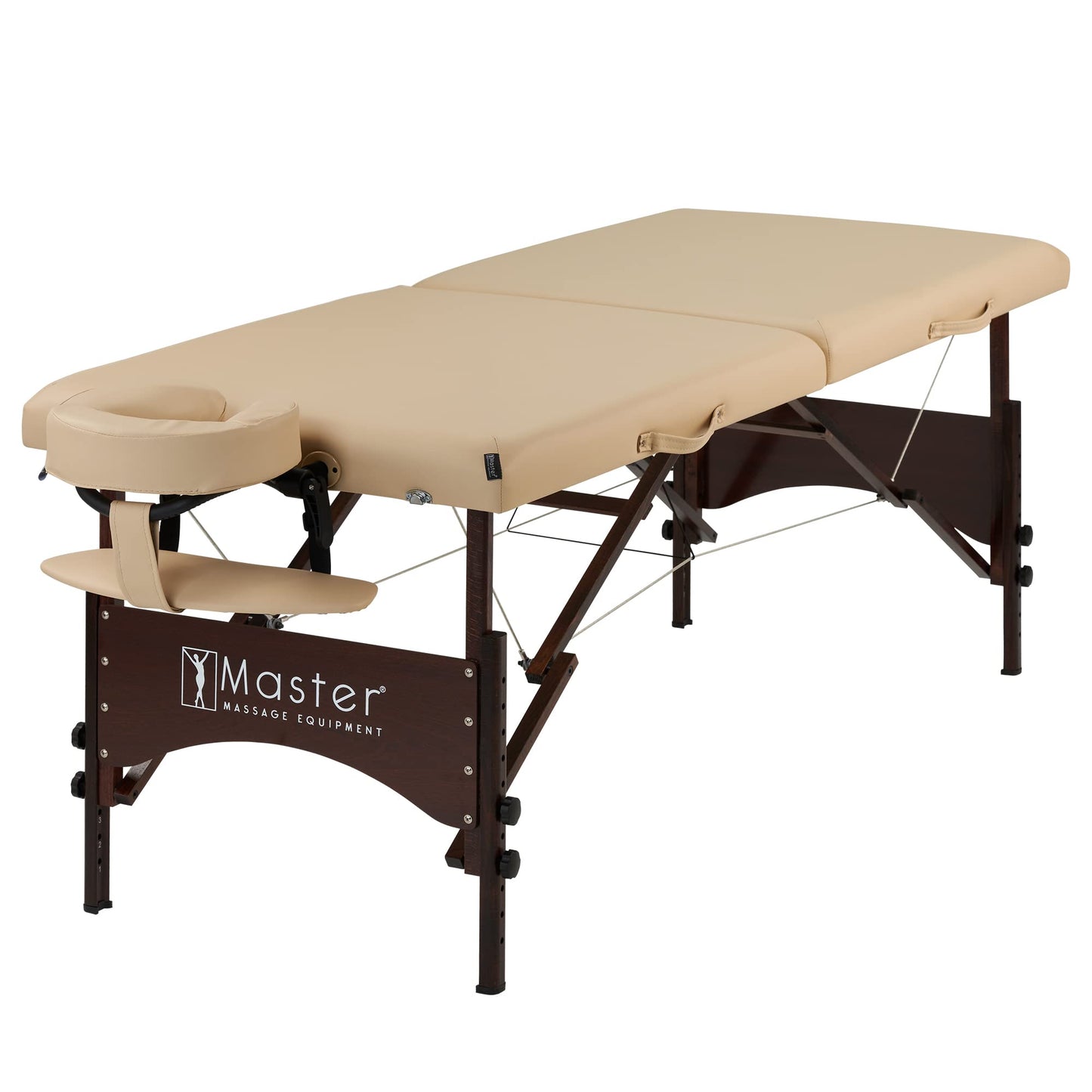 Master Massage 28" Argo Portable Massage Table with Extra Music Master Crescent Round High Fidelity Sound Face Cradle Cushionin