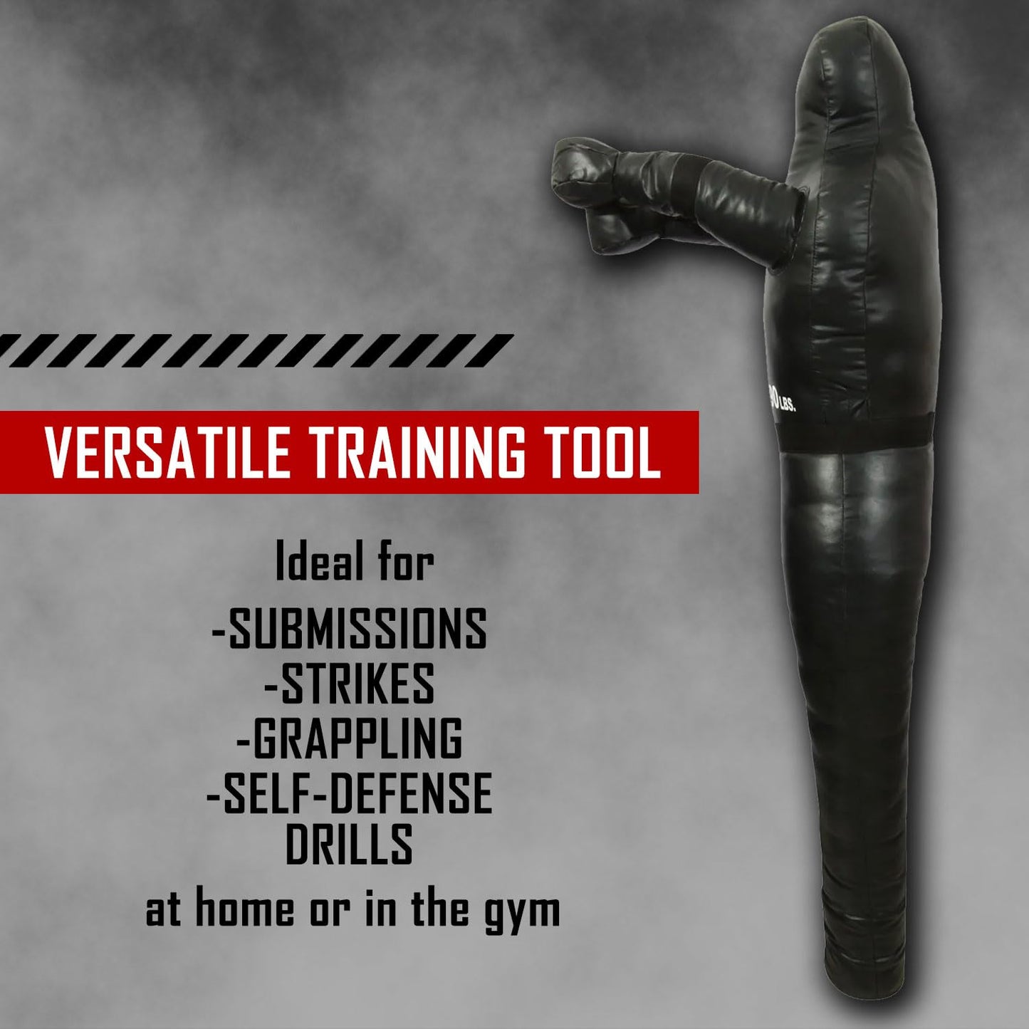 Combat Sports Legged Grappling Dummy – 35 to 140 lb Nylon Training Partner for MMA, Jiu-Jitsu, Wrestling, Takedowns, Throws, Submissions & Striking (New & Improved, 70 lbs)