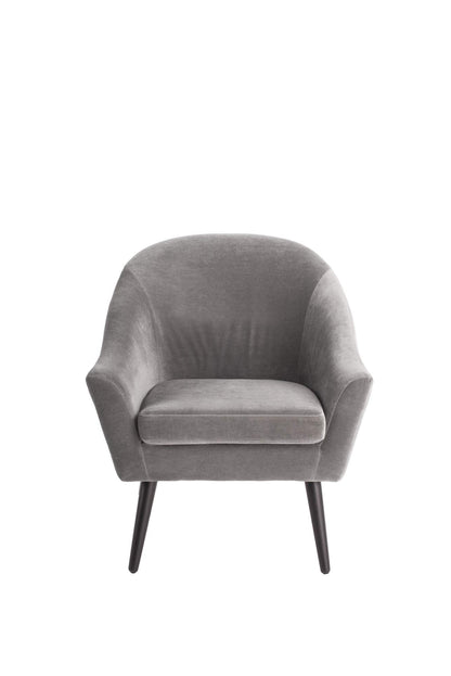 Elle Decor CHR10017A Elle Décor Laurel Accent Chair, Gray