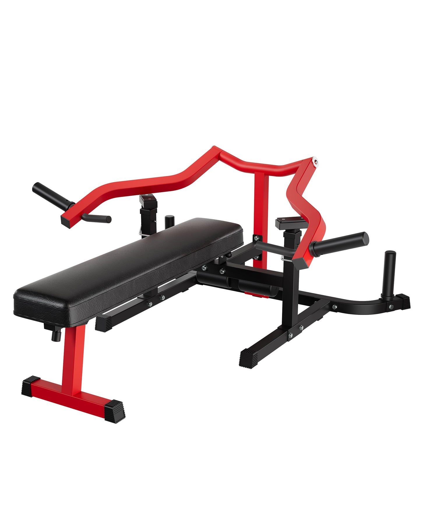 Chest Press Machine for Home Gym, 1250LBS Multi-Functional Bench Press Machine with Independent Converging Arms, Adjustable Flat & Incline Bench for Full Body Strength Training