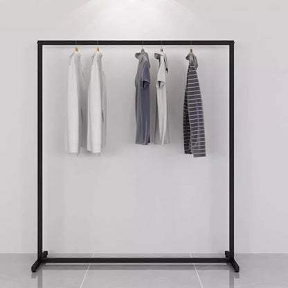 Garment Rack Heavy Duty Metal Clothes Rail, Commercial Clothing Rack for Hanging and Display Clothes, Freestanding Single Rod Coat Rack for Bedrooms and Boutiques,Easy to Assemble, (Size:100