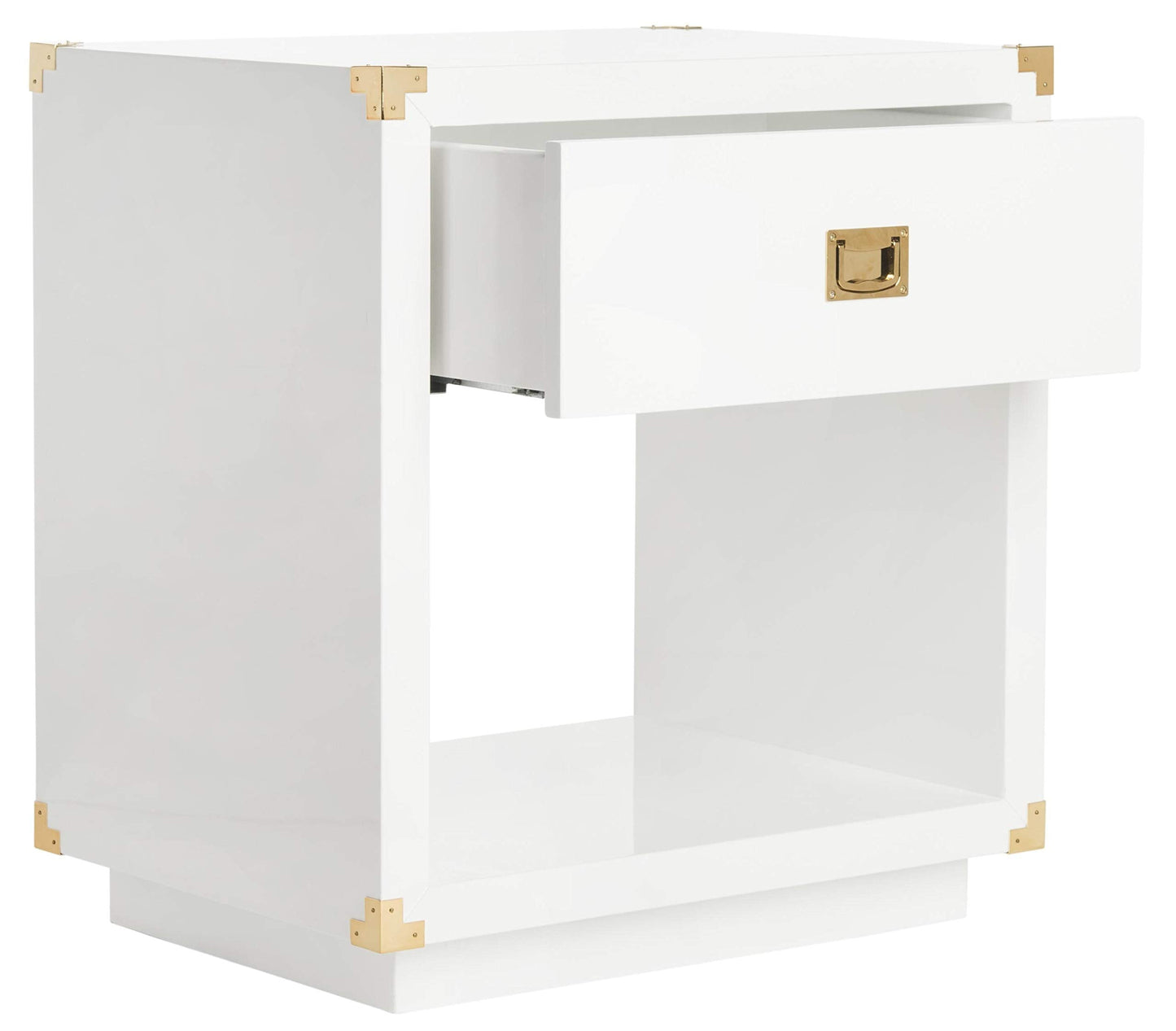 Safavieh Couture Collection Lella White Lacquer Side Table