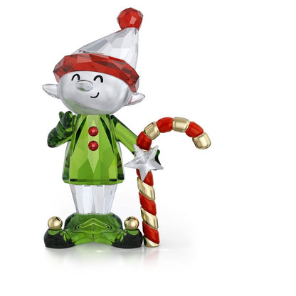 Swarovski Holiday Cheers Dulcis Elf and Candy Cane