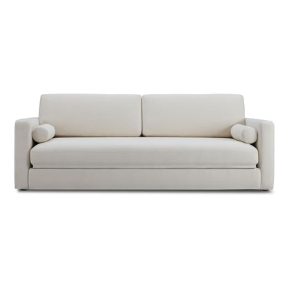 Tov Furniture Ryan Cream Upcycled Linen Sofa Bed