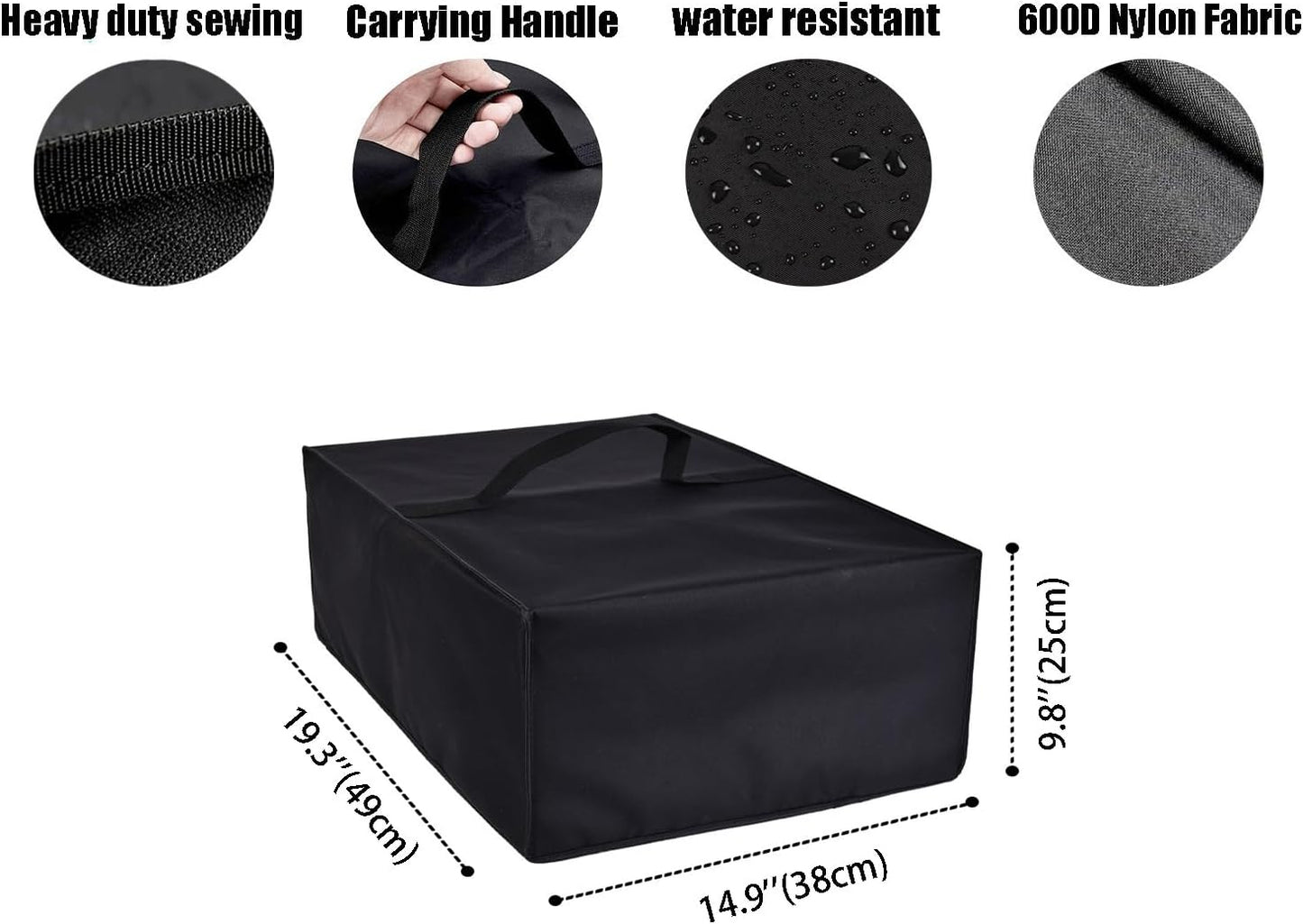 Heavy Duty Portable Slow Cooker Cover Bag, Dustproof Water-Resistant Case for 7 Quart Crock-Pot