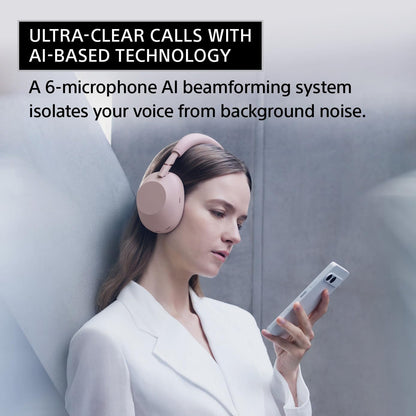Sony WH-1000XM6 The Best Noise Canceling Wireless Headphones, HD NC Processor QN3, 12 Microphones, Adaptive NC Optimizer, Mastered by Engineers, Studio-Quality, 30-Hour Battery, Black
