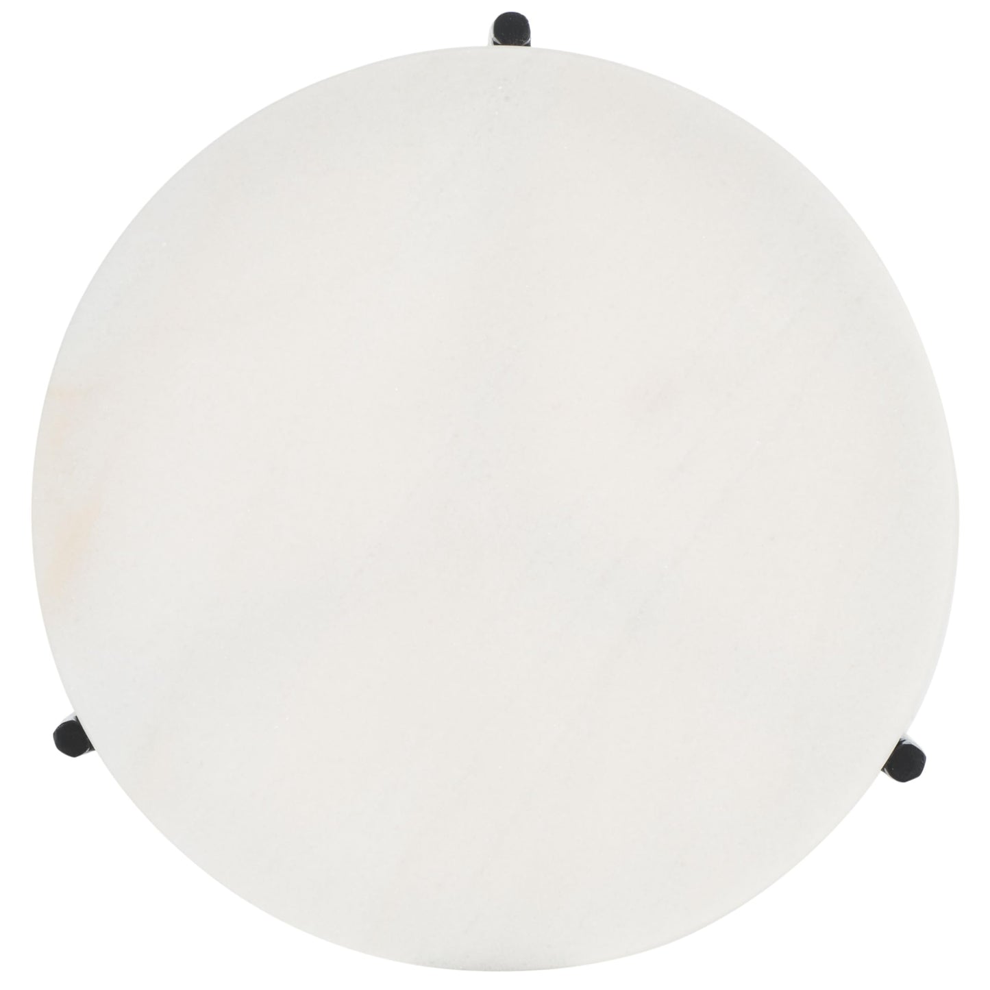 SAFAVIEH Couture Collection Marylou Black/White Marble Top Drink Table (Fully Assembled)