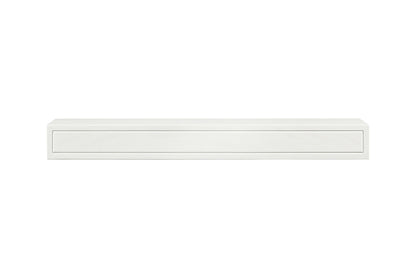 Pearl Mantels ARYB60612 Premium Grade A MDF White mantel shelf, Crisp White paint, 60"L x 9"D x 5"H, The perfect compliment to your hearth and home