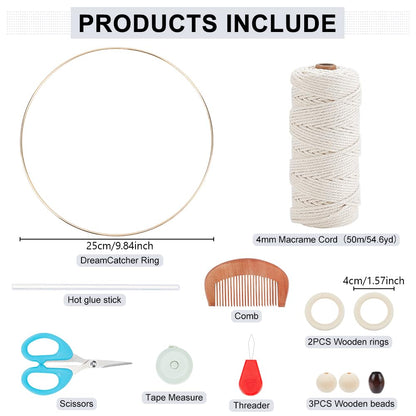 ORIGACH DIY Macrame Owl Wall Hanging Tapestry Kit Owl Macrame Kit for Beginner Boho Handmade Woven Macrame Wall Hanging Decor for Living Room Bedroom