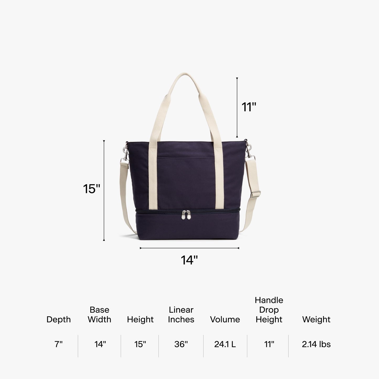 Lo & Sons Catalina Deluxe Tote - Spacious Canvas Travel & Everyday Bag With Shoe Compartment, Luggage Sleeve, Padded Strap | Versatile Durable Bag For Women, Men for Weekend, Hospital, Gym, Carry On