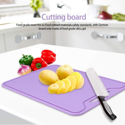 Food Grade Silicone Cutting Board, Flexible Chopping Board for Home Kitchen Use, Ideal for Fruits and Vegetables