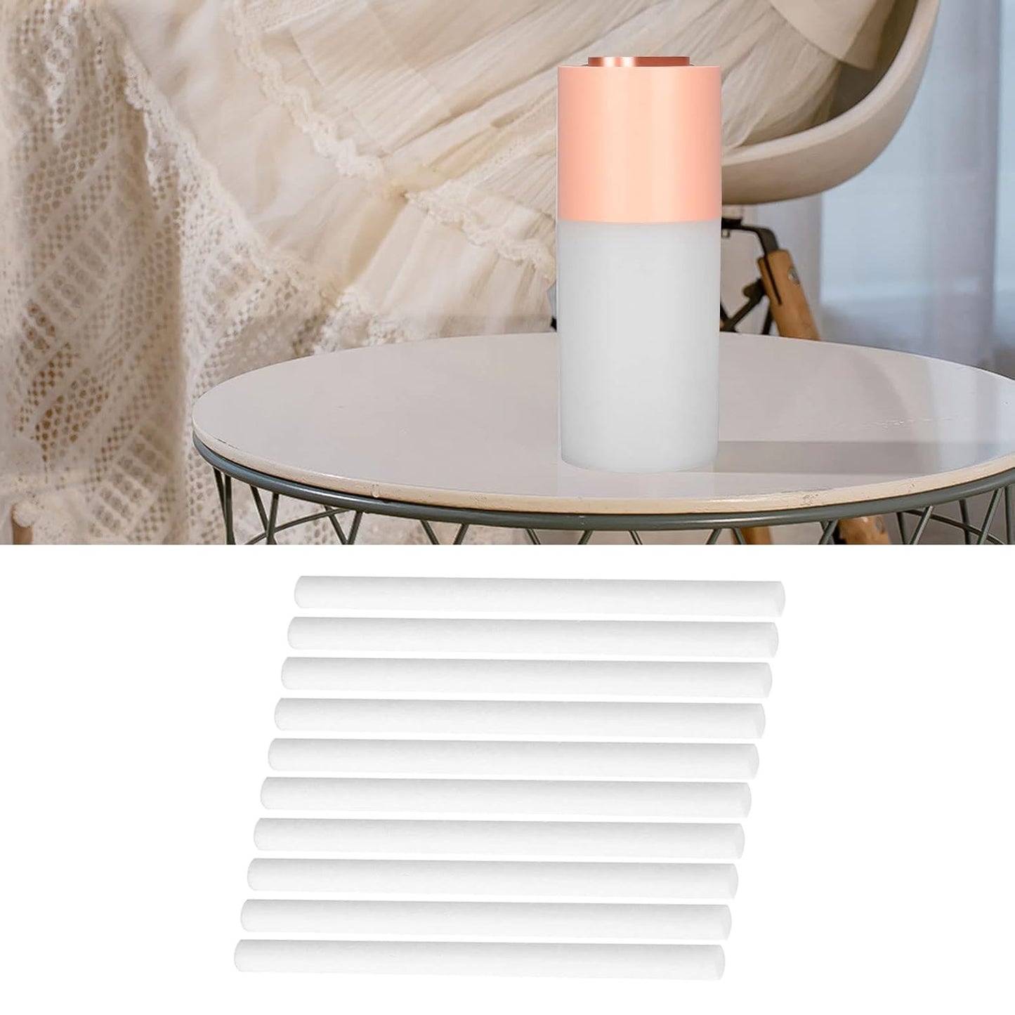 GOTOTOP 10Pcs Humidifier Filter Cotton Sticks | Replacement Sponges for USB Humidifier