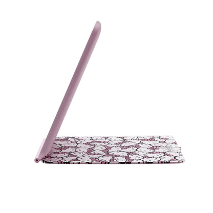 Impressions Vanity Hello Kitty Touch Pad Mini Tri-Tone Makeup Mirror with Printed Flip Cover and LED Strip, Travel Vanity Mirror with Touch Sensor Switch and USB Extension (White/Pink)
