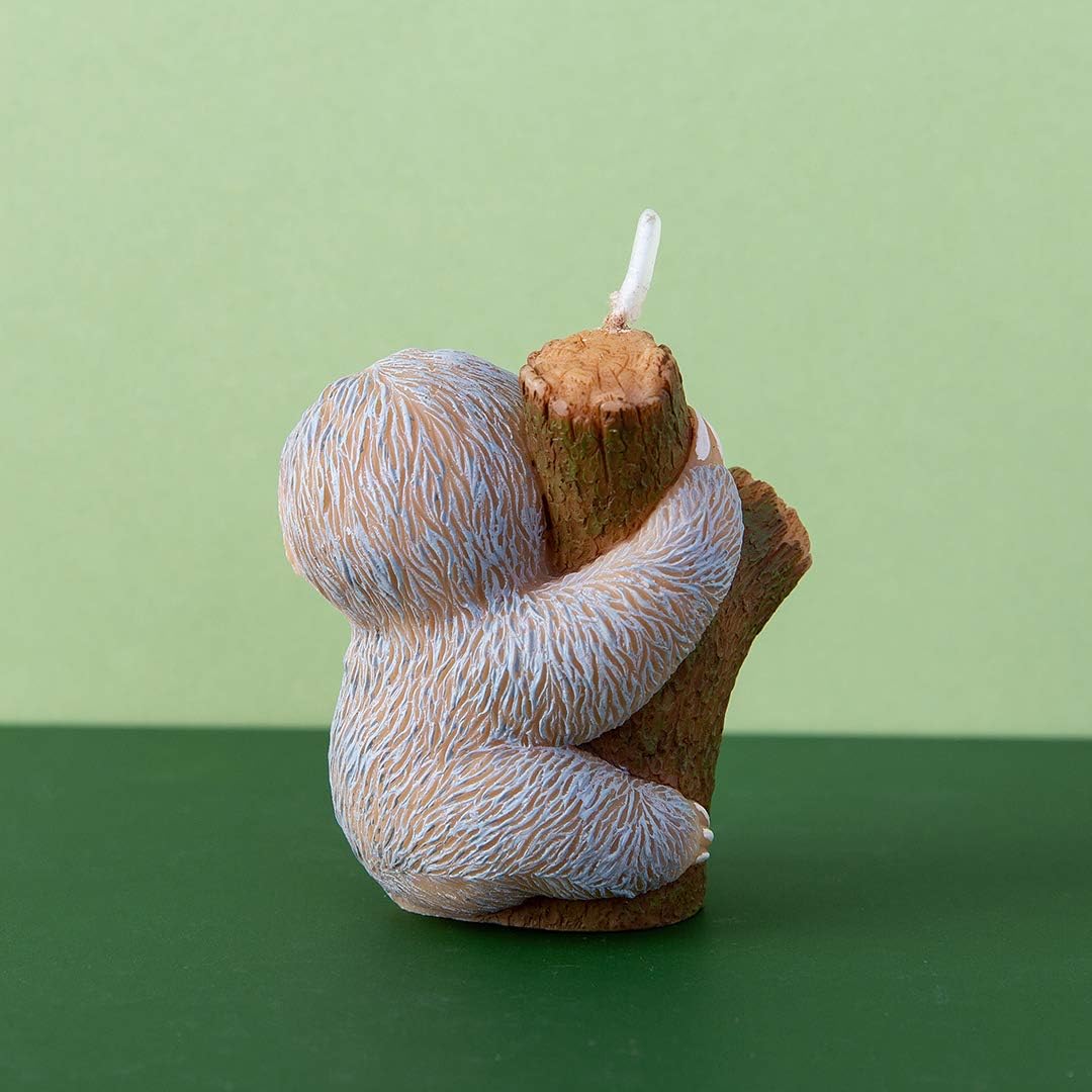 Cute Baby Sloth Birthday Candle for Party and Baby Shower Decorations