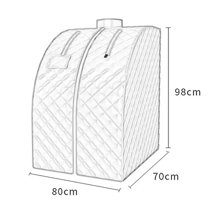 Portable Steam Sauna Spa Indoor Sauna Tent Remote Control 60 Minute Timer Included One Person Sauna for Therapeutic Relaxation at Home