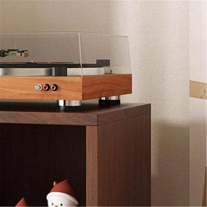 XJOYSL7921 DVD Storage Storage Rack Vinyl Record Display Cabinet Wooden Storage Shelf for Home Office CD Rack Tower