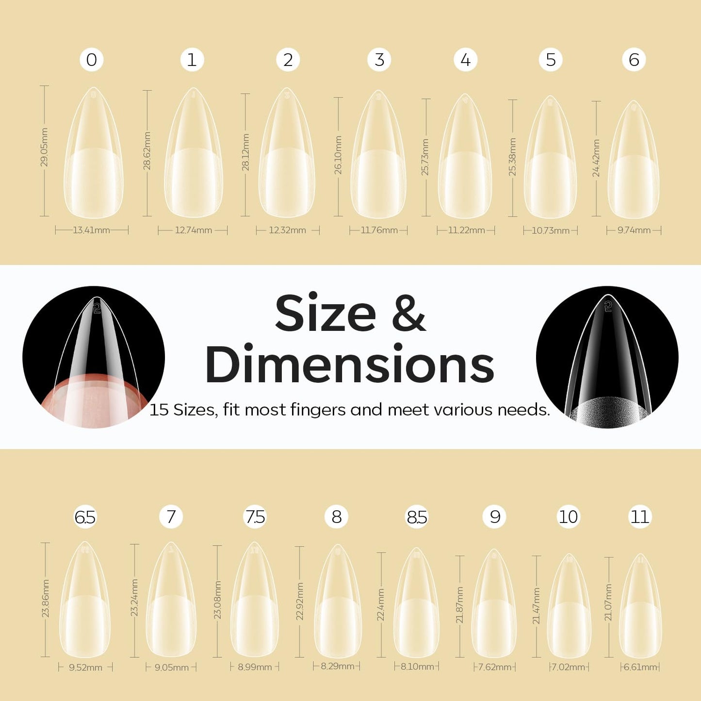 modelones 9 in One Gel Nail Glue Brush On Nail Glue 15 ml for Tips, Rhinestones, Base Coat, Blooming Art Gel Kit for Press on Nails Acrylic Tips U V Lamp Needed 2Pcs