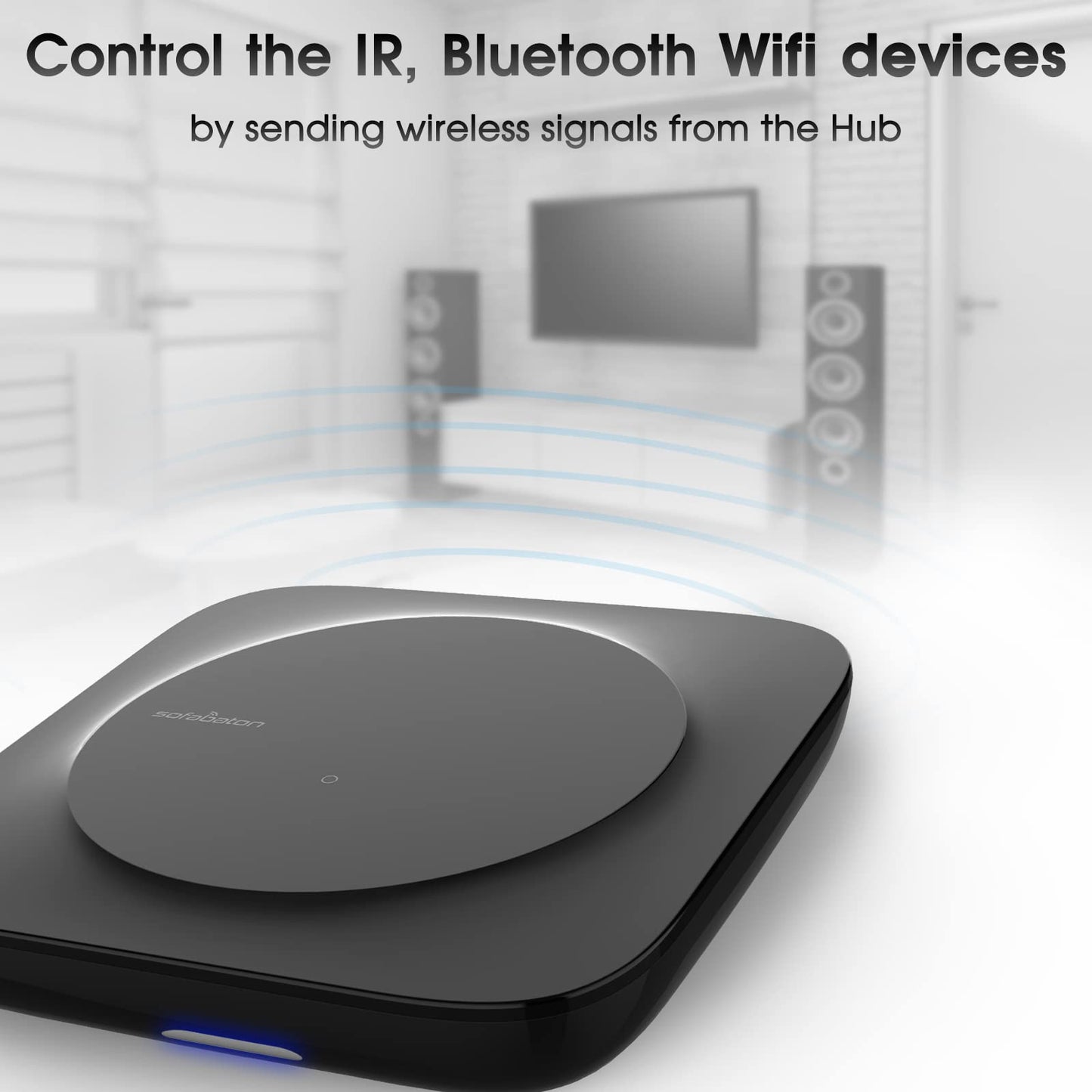 SofaBaton X1 Universal Remote Control with Hub, All in one Remote with Smart APP Setting, One-Touch Activities,Control 60+ Devices, Compatible Alexa & Google Assistant for Voice Control