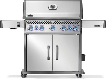 Napoleon Rogue PRO-S 625 Propane Gas Grill with Infrared Side and Rear Burners, Stainless Steel, Durable 7-Burner Ultimate Grilling Experience
