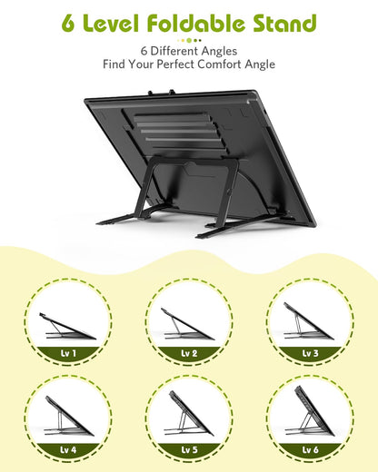 A3 Light Board Diamond Painting, Rechargeable Battery Light Box Tracing, Diamond Art Light Board with Stand and Clip, for Drawing, Sketching, Animation