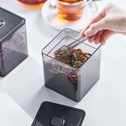 YAMAZAKI Home Tower Vacuum-Sealing Food Storage Container - Spoon - Polypropylene - 500Ml