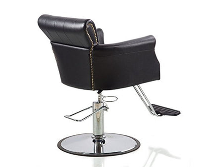 Funnylife Vintage PU Material Black Salon Beauty Salon Barber Chair