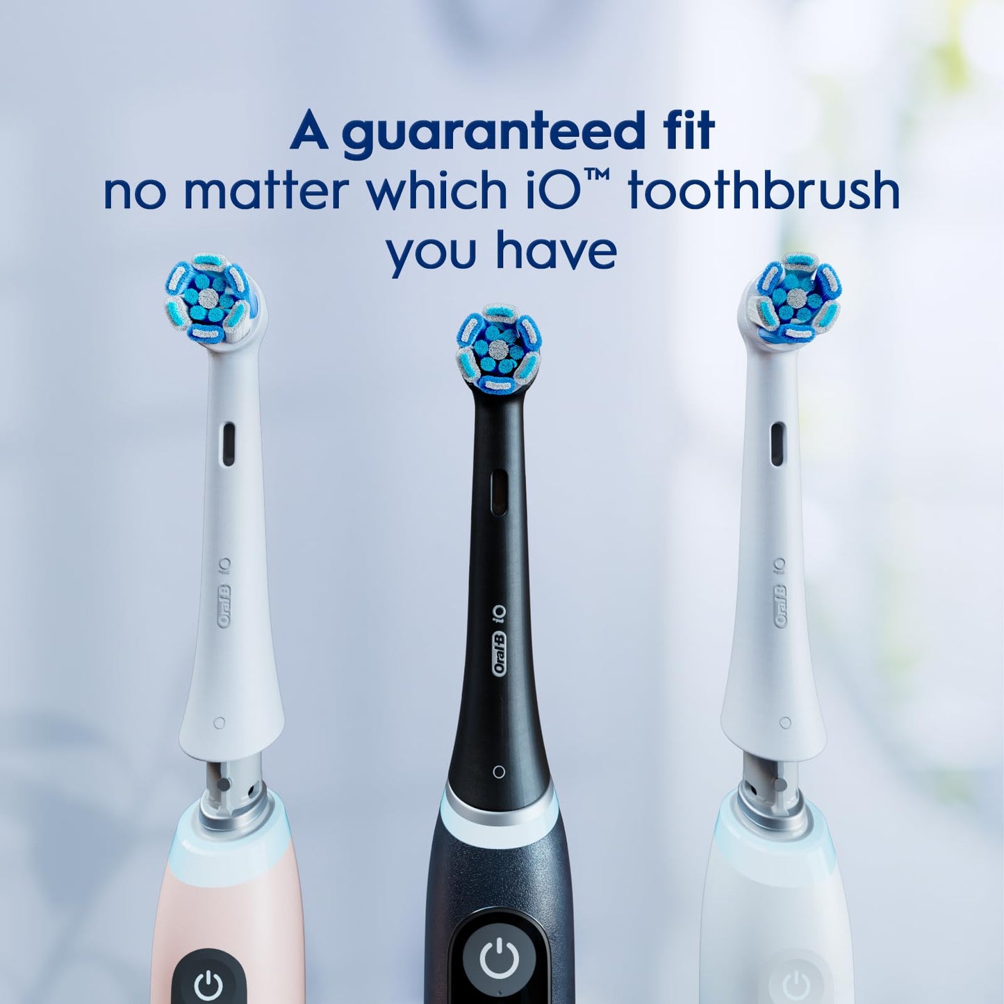 Oral-B iO Series Ultimate Clean Electric Toothbrush Replacement Brush Heads for an Oral-B Electric Toothbrush, 2 count, White