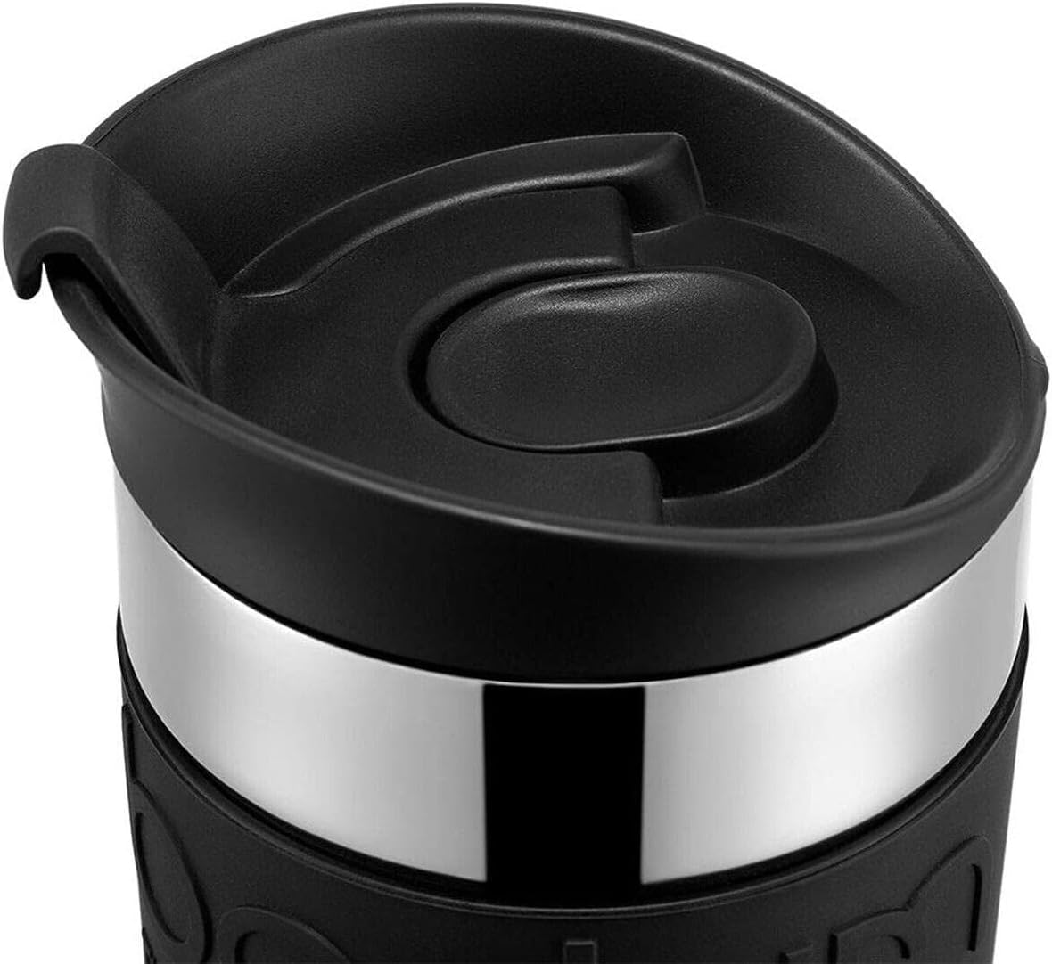 Bodum 11068-01 Vacuum Travel Mug, Small, Black, 0.35 L, 1 Count