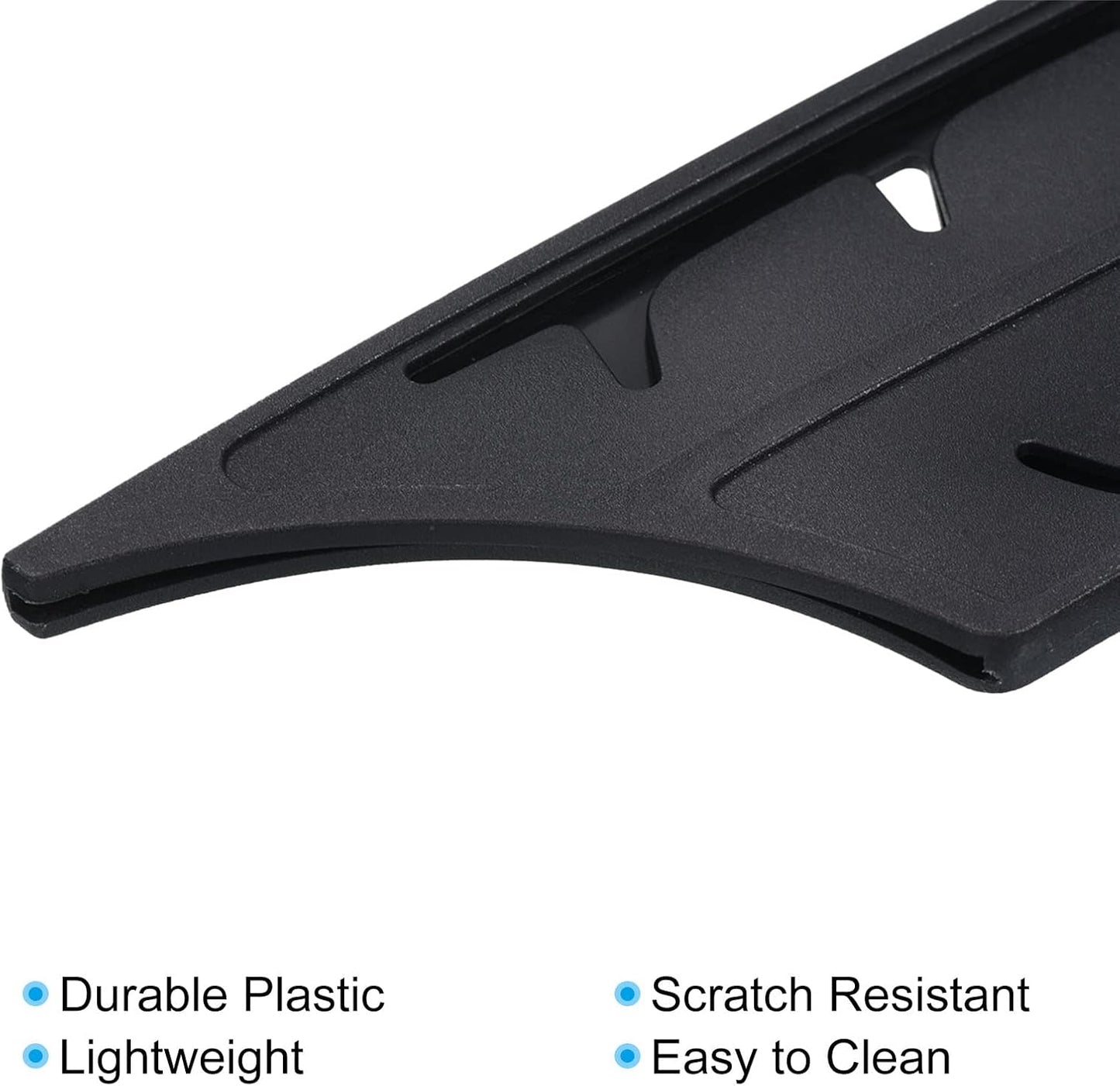 PATIKIL Plastic Safety Knife Cover Sleeves, 2 Pack for 7" Nakiri Knife, Universal Blade Protector, Black