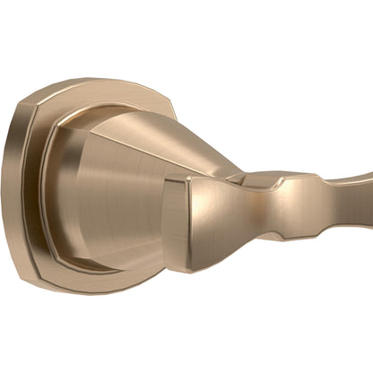 Delta Double Towel Hook for Bathroom or Kitchen| Champagne Bronze | Stryke Accessories