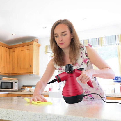 Comforday Handheld Steam Cleaner, Multi-Purpose Pressurized with 9-Piece Accessory Kit for Stain Removal