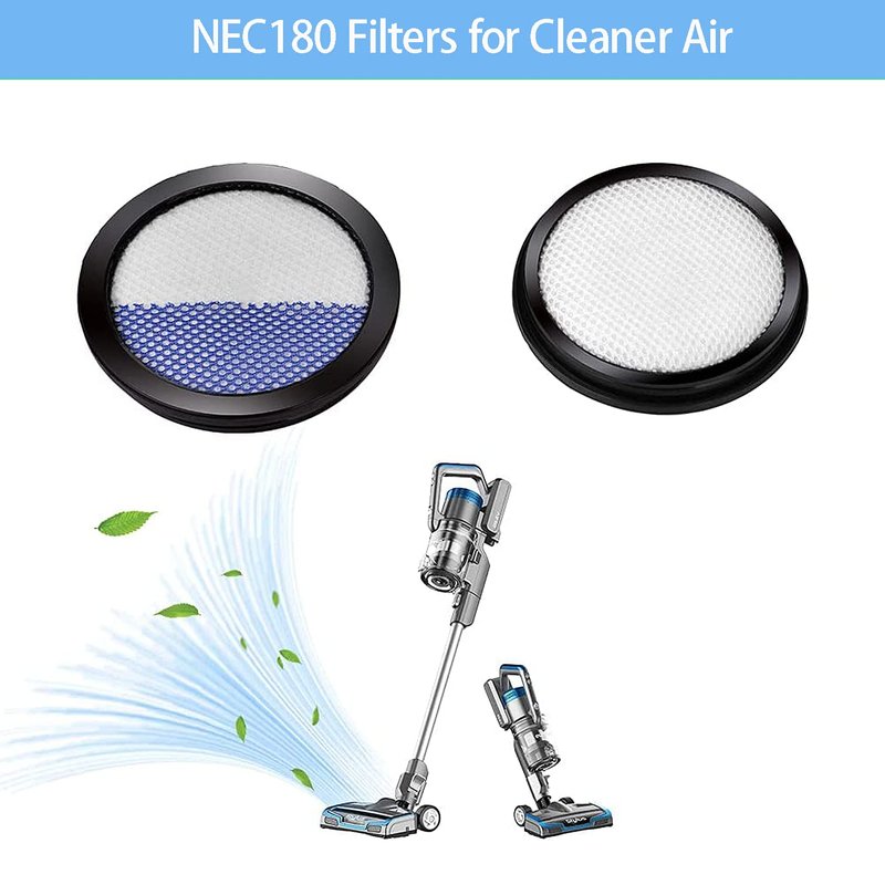 Rapidclean Pro Filter Only Compatible with Eureka Rapidclean Pro Stick NEC180 NEC280TL NEC380 NEC480 NEC185 NEC186 NEC190 Vacuum Cleaner.