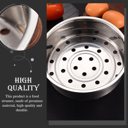 Stainless Steel Steamer Basket for Rice Cooker, 8.85 Inch Thicken Steaming Rack for Vegetables, Seafood, Dumplings, Dishwasher-Safe