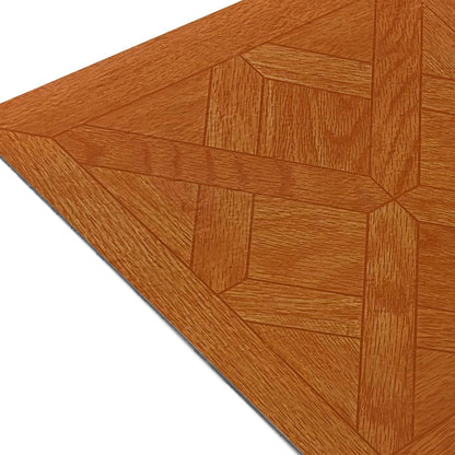 Tivoli Self Adhesive Vinyl Floor Tiles, 45 Tiles - 12" x 12", Light Oak Plank-Look - Peel & Stick, DIY Flooring for Kitchen, Dining Room, Bedrooms, Basements & Bathrooms by Achim Home Decor