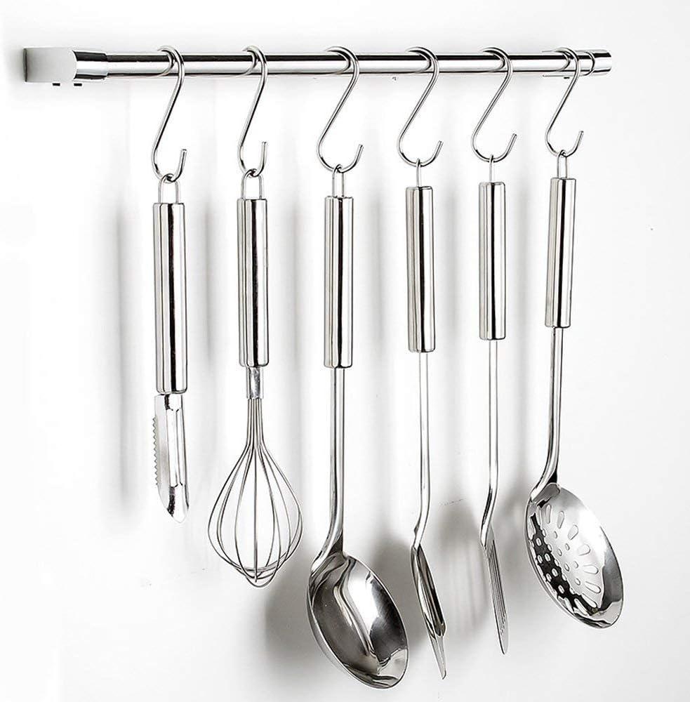 14 Pcs Heavy Duty 4.7 Inches Extra Large S Shape Hooks, Heavy-Duty Metal Hanging Hooks for Kitchenware and Gardening
