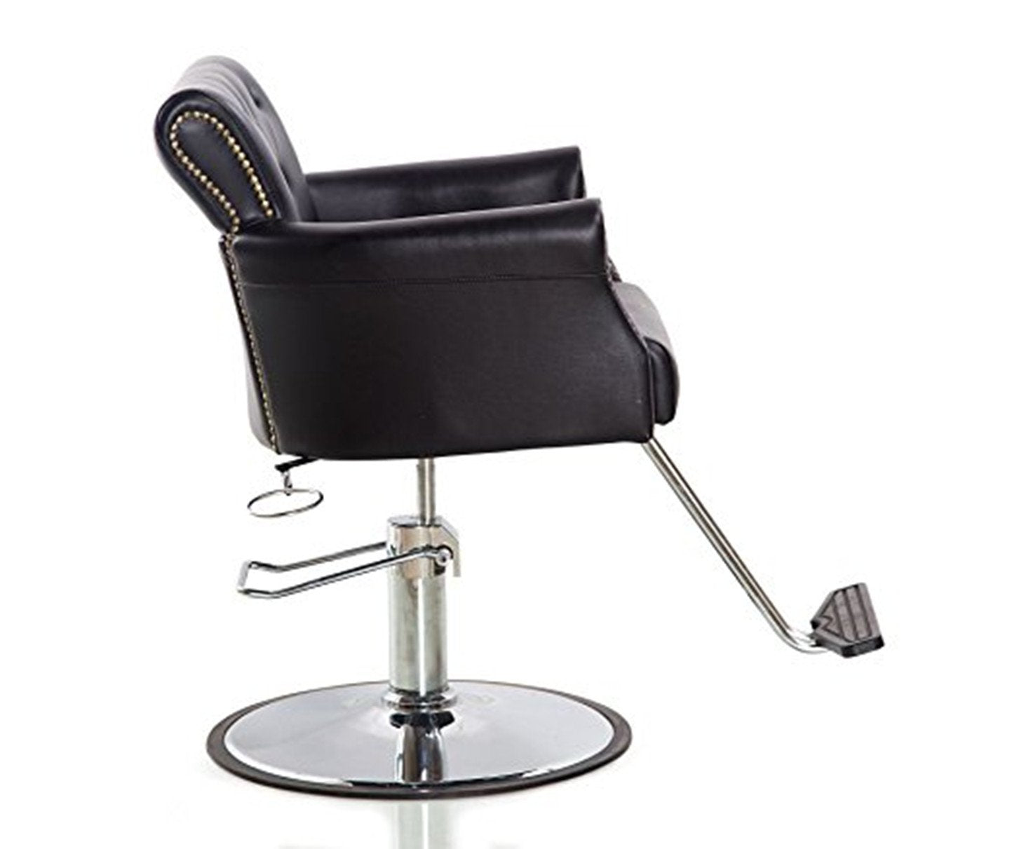 Funnylife Vintage PU Material Black Salon Beauty Salon Barber Chair