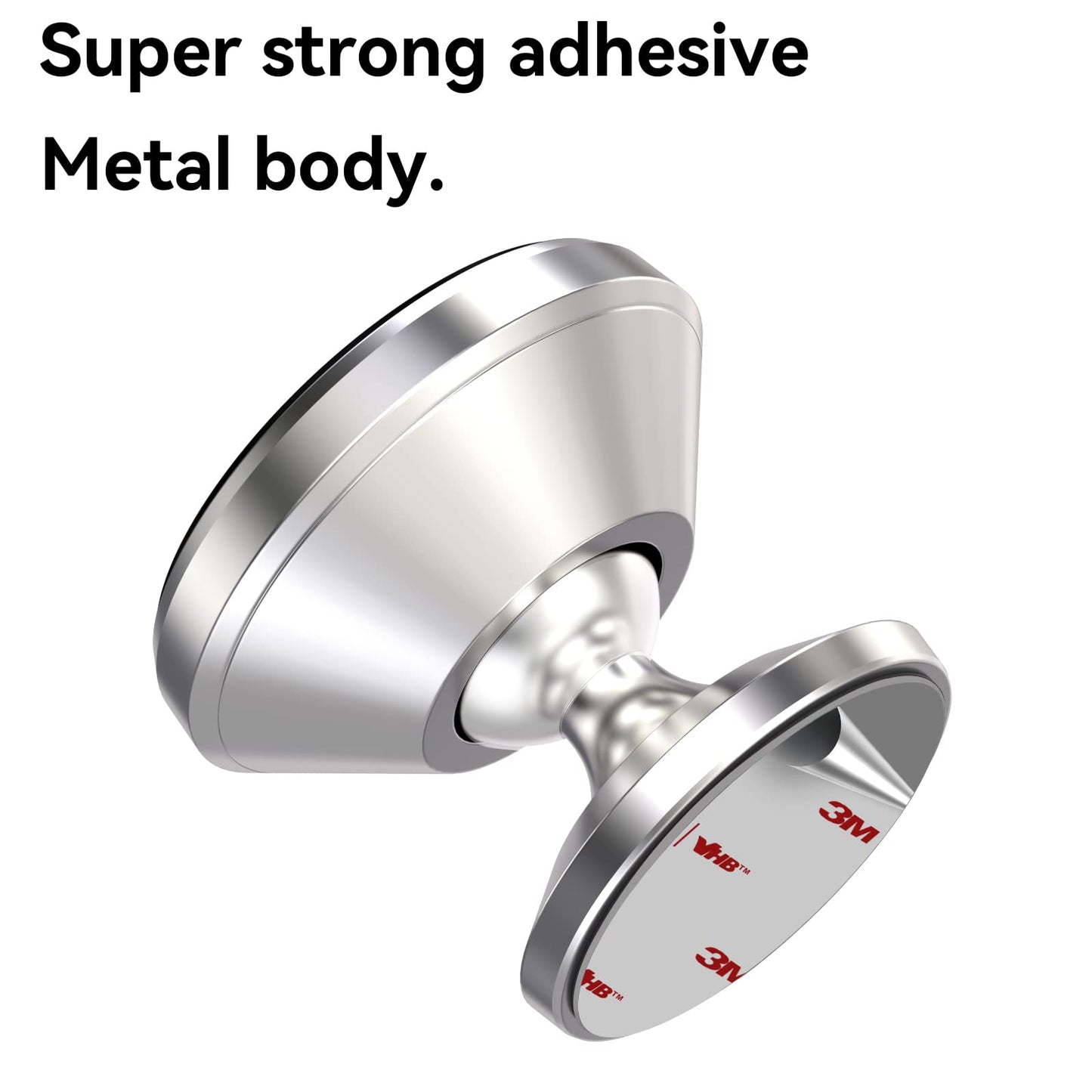 Coolpow【2 Packs 】Magnetic Phone Holder for car【Strong Magnet】phone holders for your car phone holder Mount for Car【4 Metal Plate】Universal Dash cell phone car mount for iphone Samsung car accessories