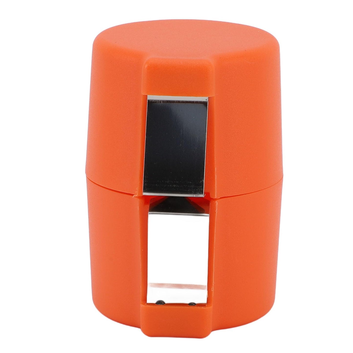 Denash 2025 New Egg Shell Opener,Egg Cracker Tool for Hard Boiled Eggs,Stainless Steel Eggshell Breaker,Handheld Egg Seperator Tool for Kitchen Restaurant (Orange Red)